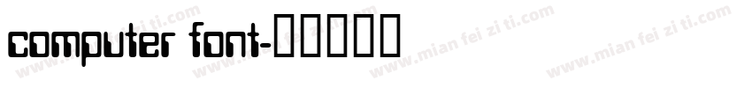 computer font字体转换